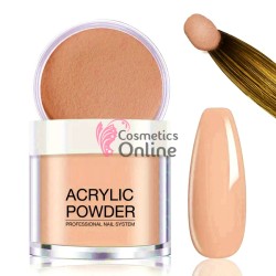 Pudra acrilica Amelie Nude de 10g pentru constructie unghii false Cod ADP260 Salmon Nude 